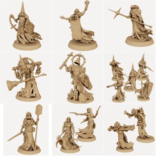 幽灵朝圣者+爱德华海托华3D打印模型STL文件素材高精度桌游战棋