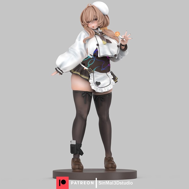 二次元《胜利女神：NIKKE》布雷迪面包子3D打印模型STL文件高精度