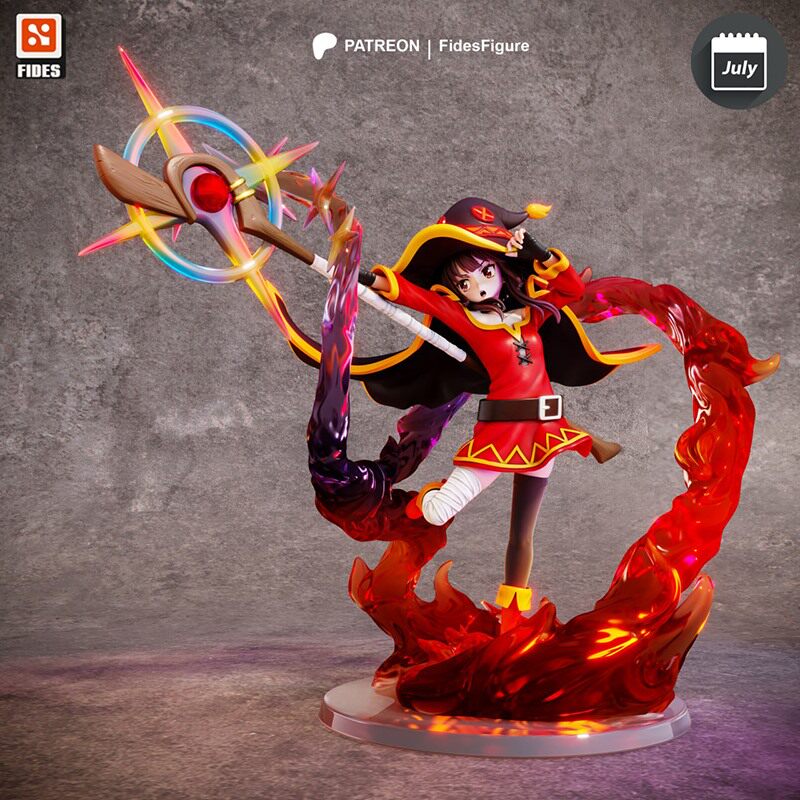 为美好的世界献上祝福素晴红魔族法师惠惠3D打印模型STL文件素材