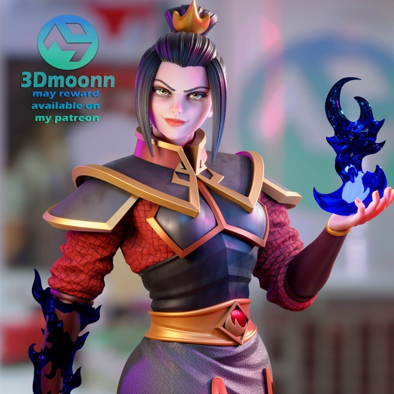 降世神通：最后的气宗阿祖拉3D打印模型STL文件素材高精度