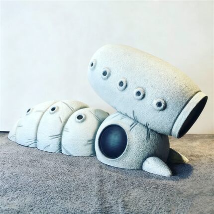 龙珠魔人布欧胶囊屋布欧之家3D打印模型STL文件素材高精分体