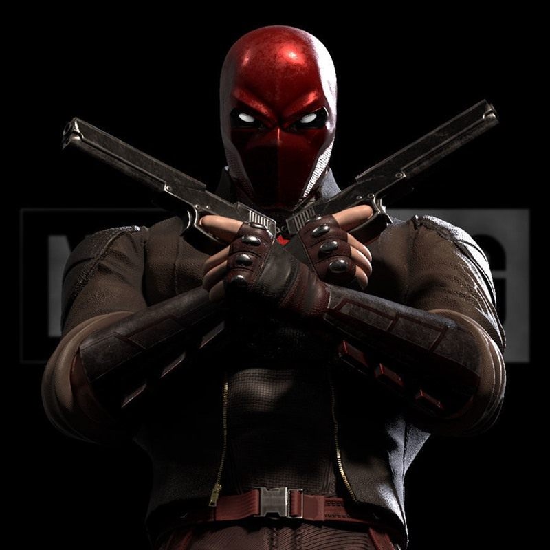 DC红头罩全身雕像3D打印模型STL文件素材高精度