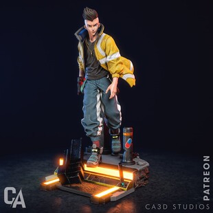 高精大卫马丁内斯David Martinez边缘行者3D打印模型STL数据文件