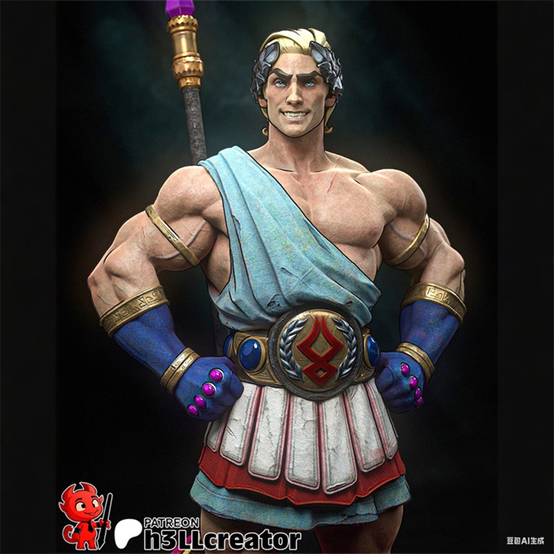 高精度theseus忒修斯希腊神话3D打印模型STL文件数据