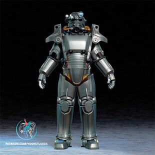 辐射T-45动力装甲3D打印模型STL文件素材高精度