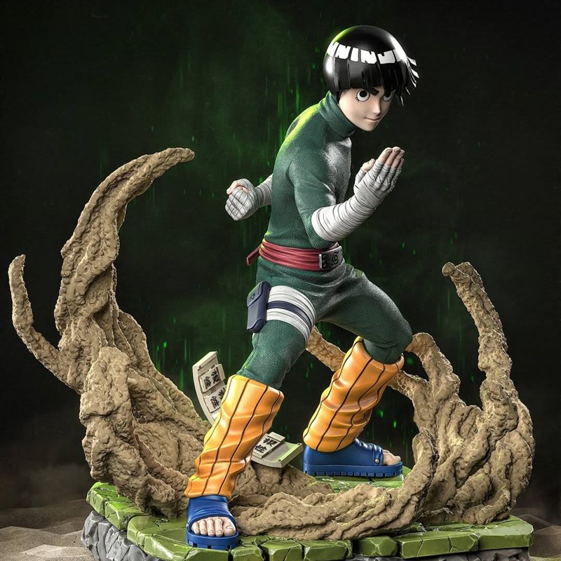 《火影忍者》李洛克3D打印模型STL文件素材高精度