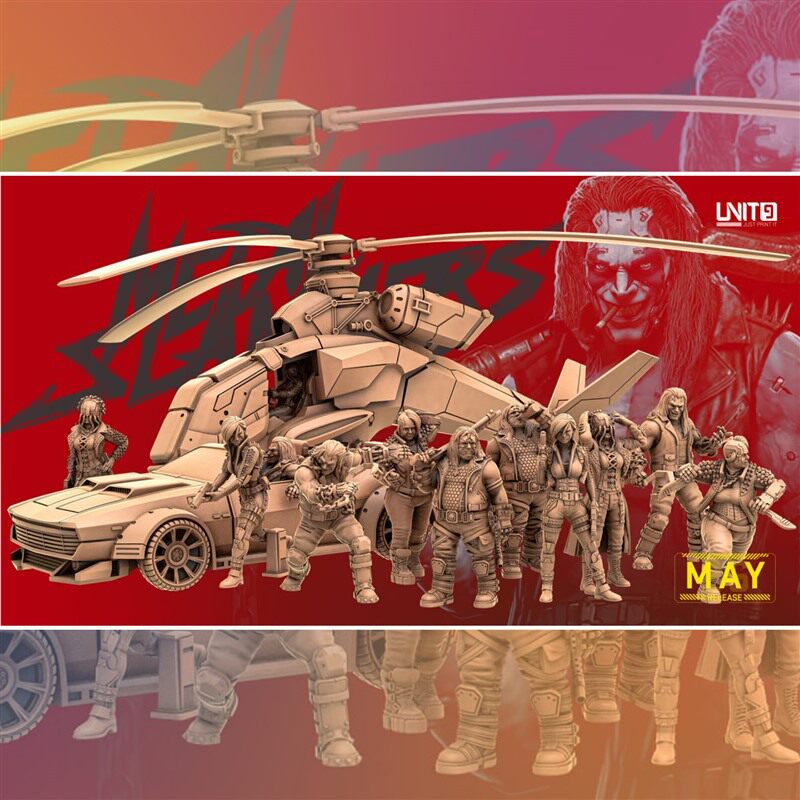 Unit9零散地形件兵人2026年5月3D打印模型STL文件素材