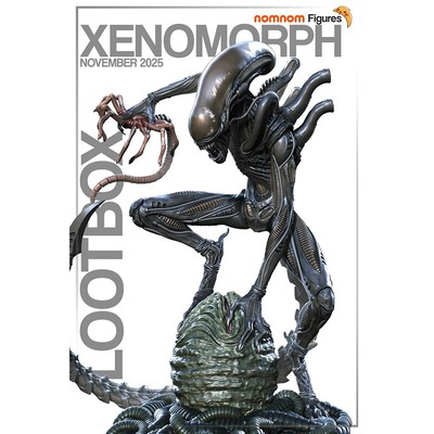 异形Xenomorph异形生物3D打印模型STL文件素材高精度