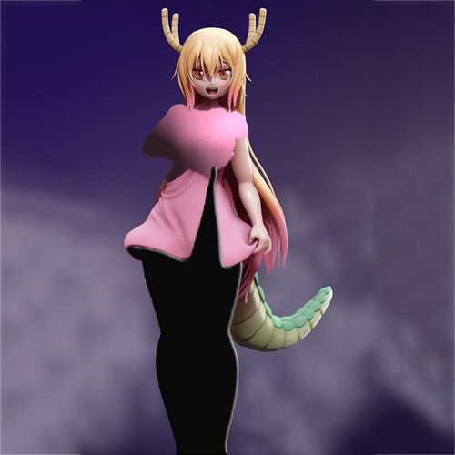 小林家的龙女仆托尔3D打印模型STL文件素材高精度
