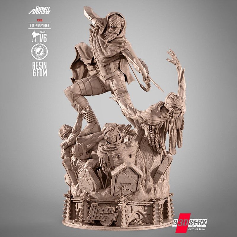 DC绿箭侠吸血鬼猎人3D打印模型STL文件素材高精度图纸,办公设备/耗材/相关服务,3D打印服务,淘宝优惠券,粉丝福利购,淘宝优惠卷