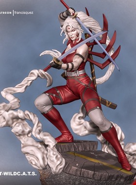 狂热者Zealot WildC.ATs超级英雄DC3d打印模型stl图纸文件素材