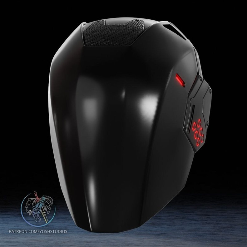 创战纪阿瑞斯头盔3D打印模型STL文件素材高精度