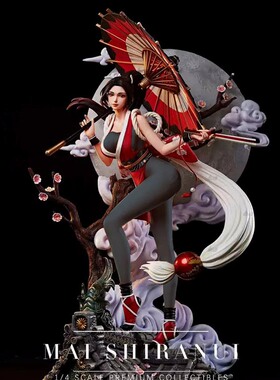 不知火舞Mai Shiranui重绘版拳皇3D打印模型数据素材文件小姐姐