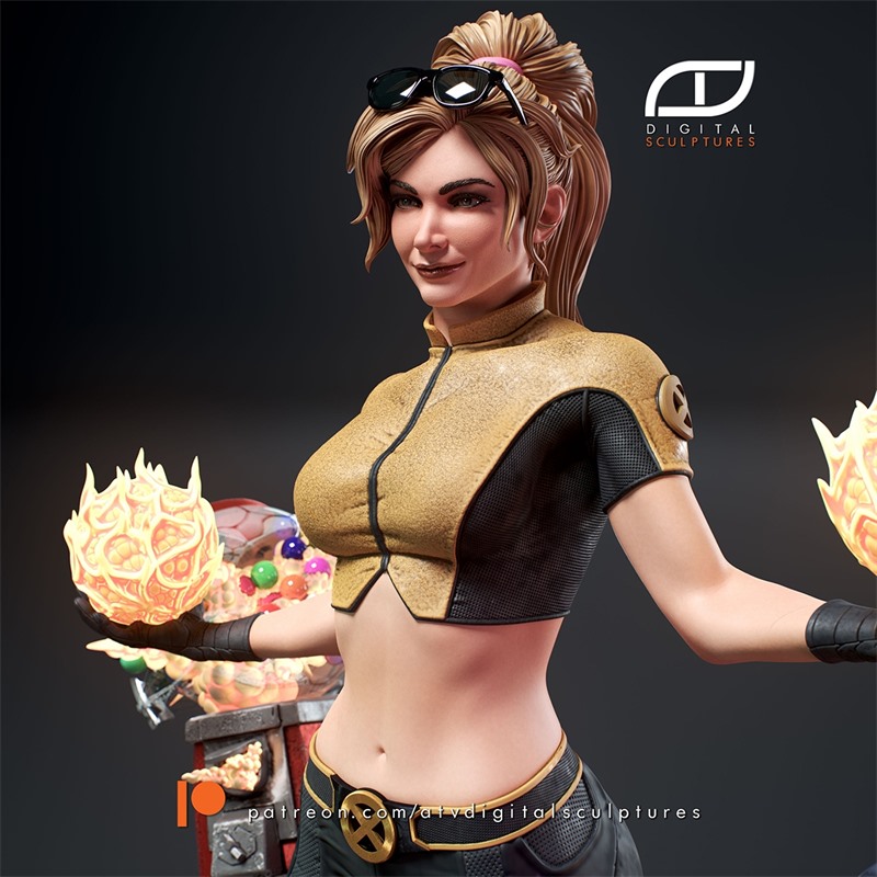 爆爆Boom Boom《非凡特工队》漫威3d打印模型stl图纸文件素材高精