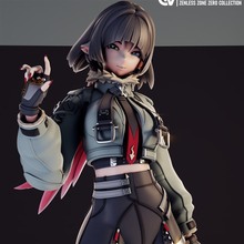 Jane Doe 绝区零简杜3D打印图纸模型 STL 手办素材文件高精度