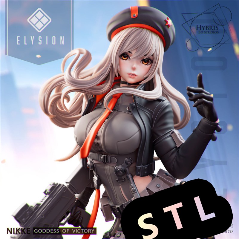 妮姬：胜利女神Rapi拉毗3D打印模型STL文件素材高精度