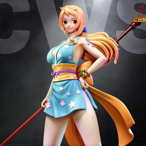 海贼王航海士娜美3D打印模型STL文件素材高精度图纸