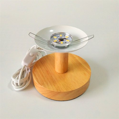 实木台灯灯座LED光源底座可调光