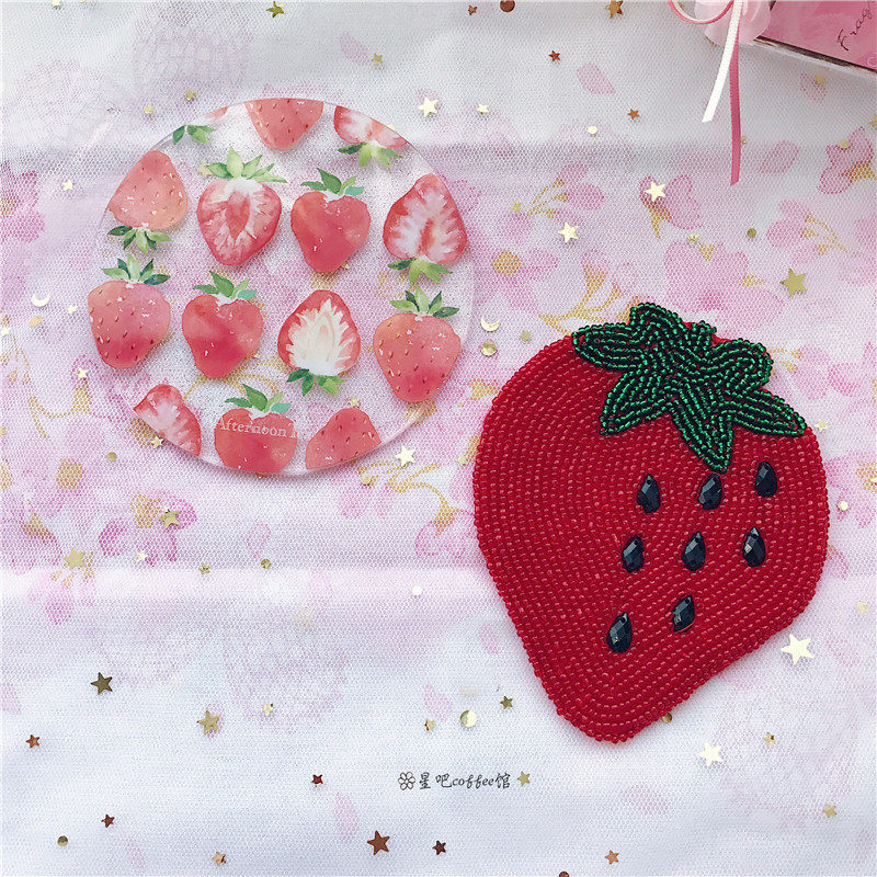 日本afternoontea草莓杯垫