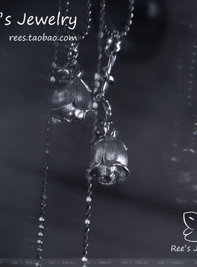 Ree原创玫瑰花系列吊坠项链