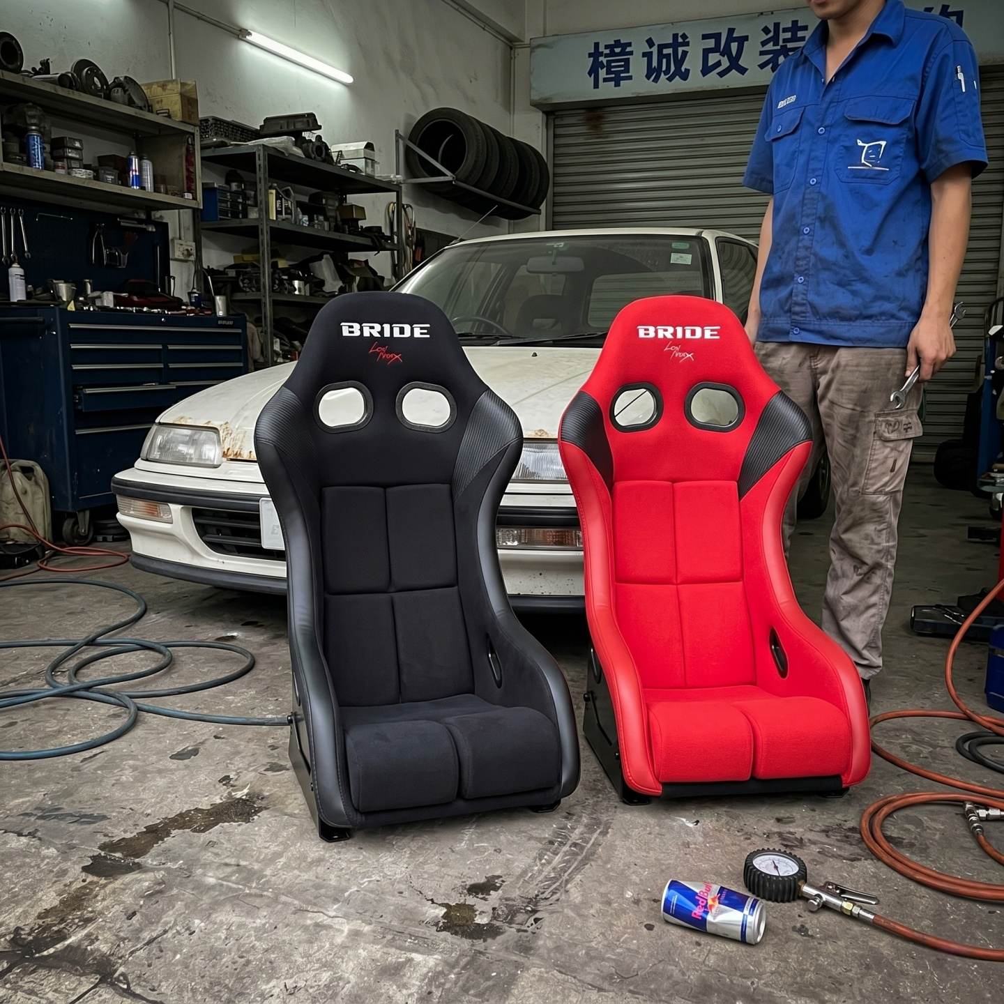 BRIDE赛车座椅Zeta4改装汽车座椅赛车桶椅一体成型轻量化VR模拟器