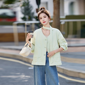 设计感短款 韩系洋气减龄巨好看夹克上衣 时尚 外套女2026年春装 新款
