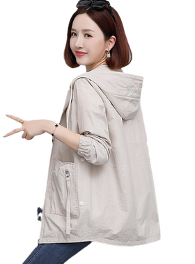 休闲外套春秋女装2021宽松bf工装