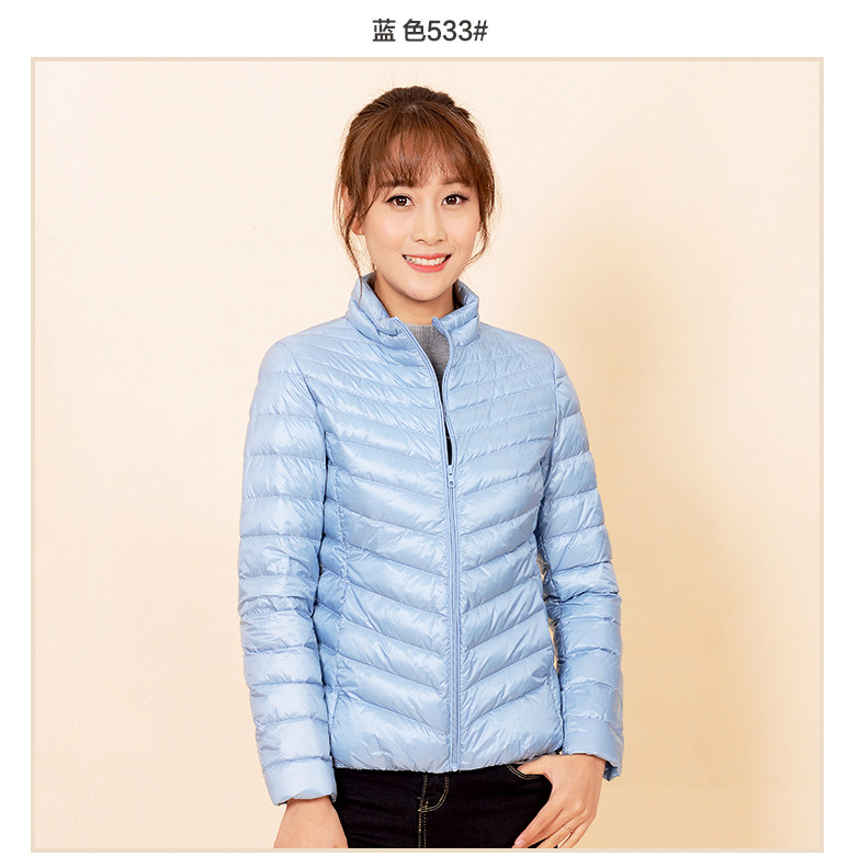 凤意厂家直销轻薄女款羽绒服16260清仓