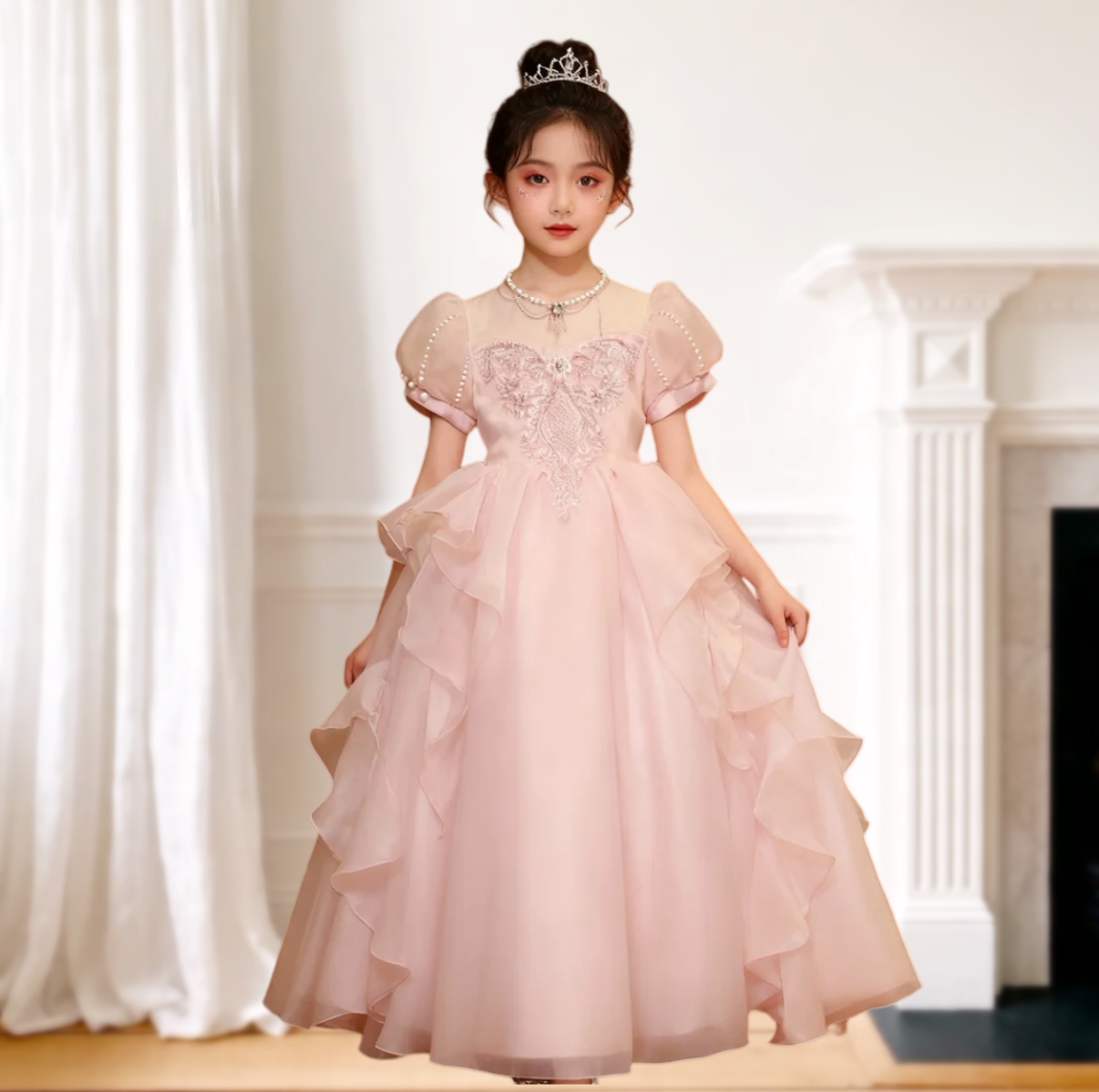 女童轻奢礼服裙2026新款图片