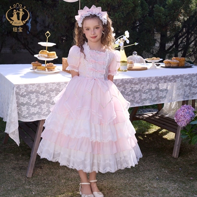 洛丽塔女童公主裙2025春夏短袖