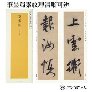 顺丰包邮日本进口全新二玄社字帖 精选扩大法帖20  米芾 蜀素帖