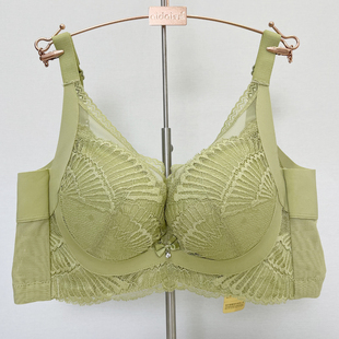 2025新款爱戴文胸6698无钢圈中厚AB杯舒适蕾丝收副乳调整型内衣