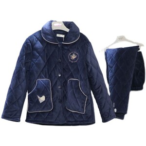 专柜新品雪儿棉睡衣女秋冬季贝贝绒夹棉保暖睡衣套装家居服棉袄