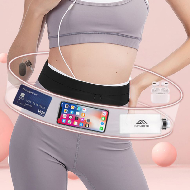 适用于苹果15Pro Max跑步手机腰包iPhone14plus运动腰袋13夜跑12