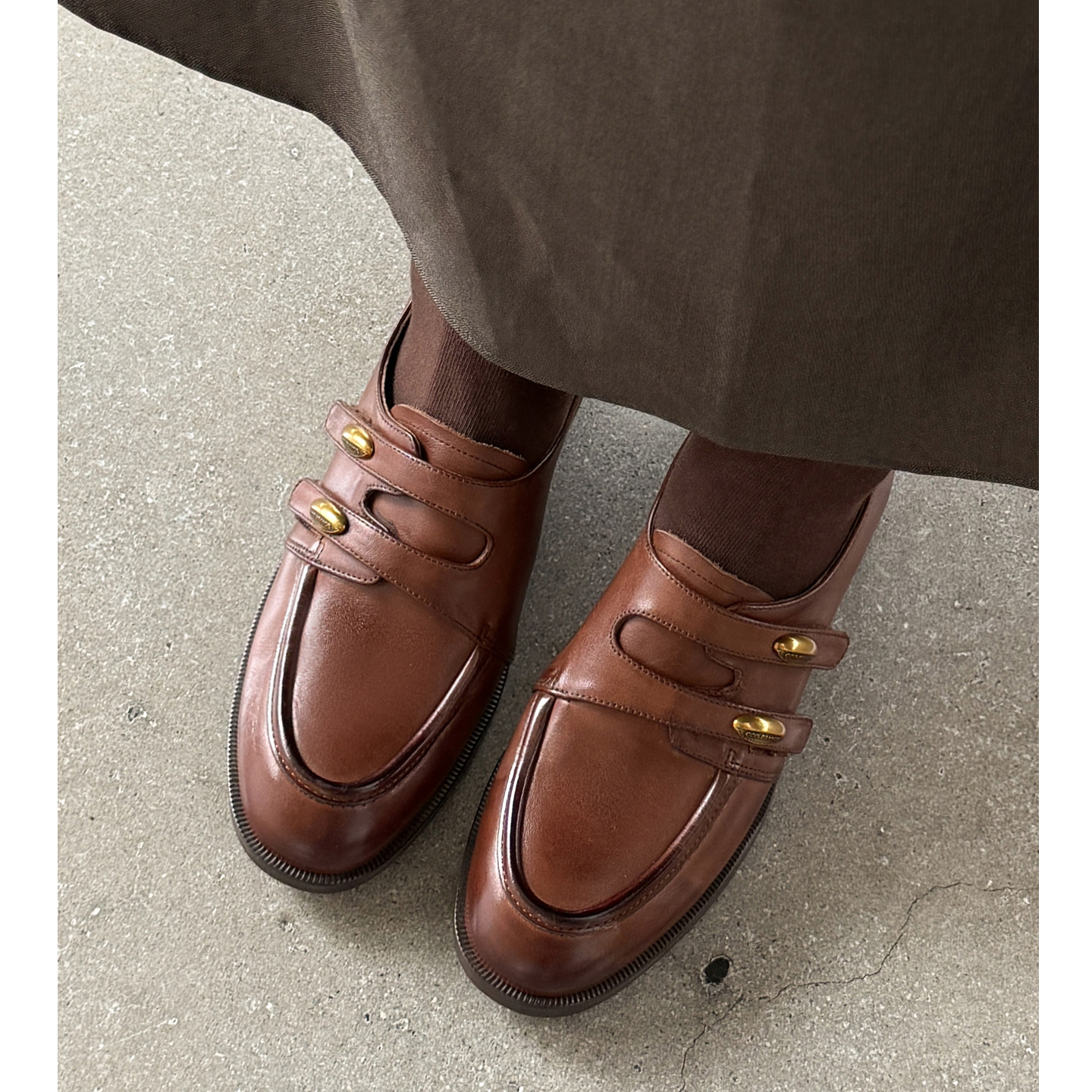 纯皮乐福鞋新款休闲小皮鞋百搭