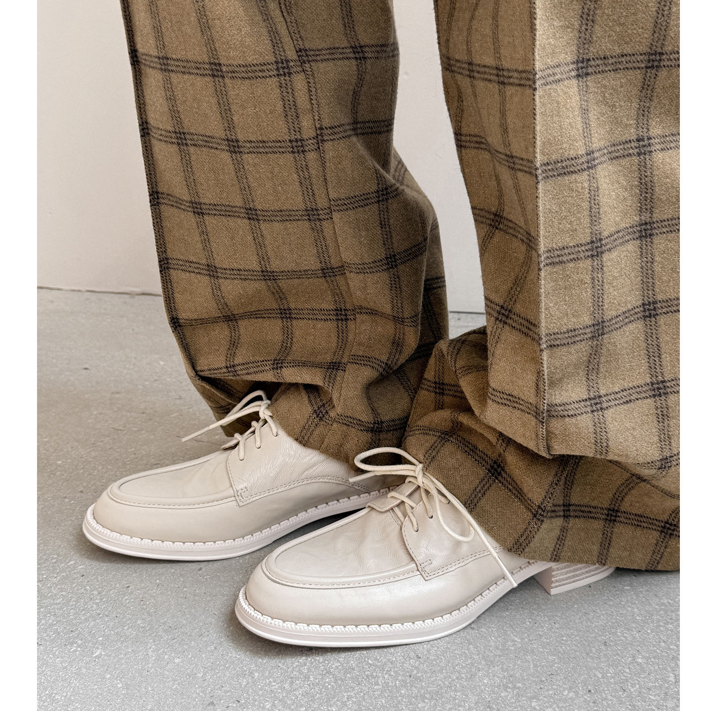 不累脚羊皮简约单鞋英伦风小皮鞋