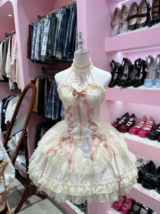 现货十字姬Lolita芭蕾舞裙doll洛丽塔挂脖连衣裙哥特风JSK实体店