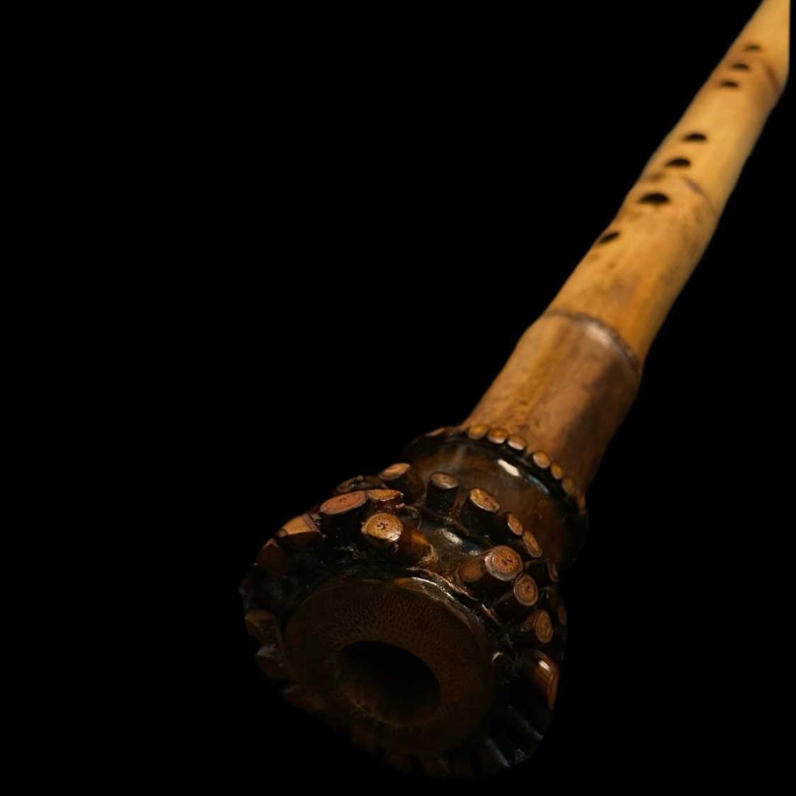 【安歌手作】台桂南箫，桂竹南箫共鸣箫G调 F调E调大头箫素箫