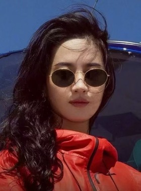 2025新款高级感小框椭圆形太阳镜