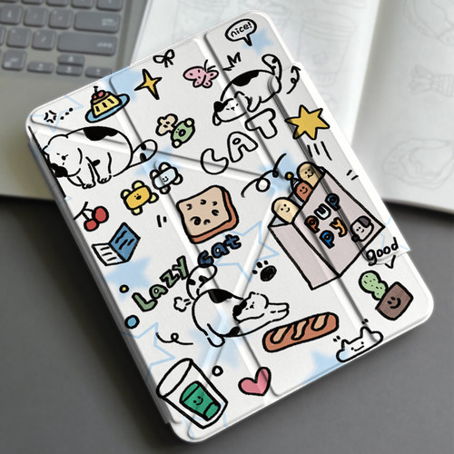 3+y折磁吸ipad透明防弯保护壳