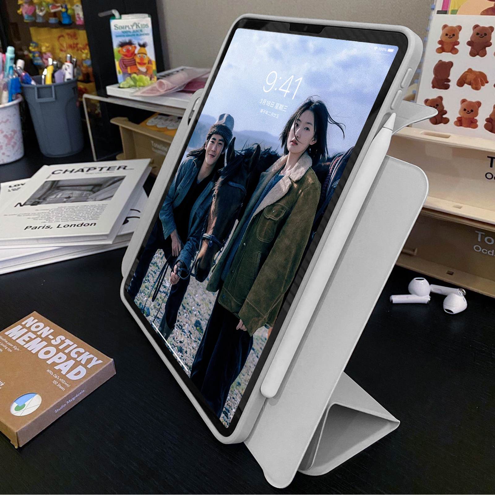 ipadair7/6保护套11代旋转2025新款pro壳11寸磁吸air5苹果透明第9代平板mini7防弯13亚克力4全包12.9轻薄8皮