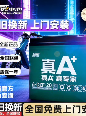 超威1号石墨烯电动电瓶车铅酸电池48v12a60v20a72v32安6一dzf一20