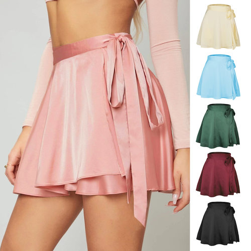 womenclothes夏纯色半身