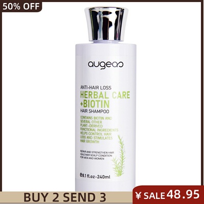 240ml anti-sheddin shampoo anti-hair loss herbal care biotin