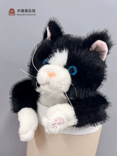 Милая реалистичная плюшевая кукла, игрушка, новая коллекция, кот, подарок на день рождения