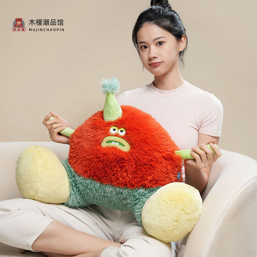 正版爆笑大脚腰枕办公椅靠垫礼物