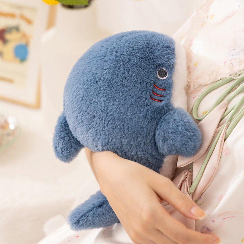 正版重力颗粒海洋动物玩偶鲸鱼粉色海豚公仔解压发泄创意生日礼物