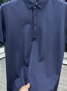 ODM少量余单高货含莱赛尔桑蚕丝爸爸装顺滑舒爽夏季翻领短袖T恤衫