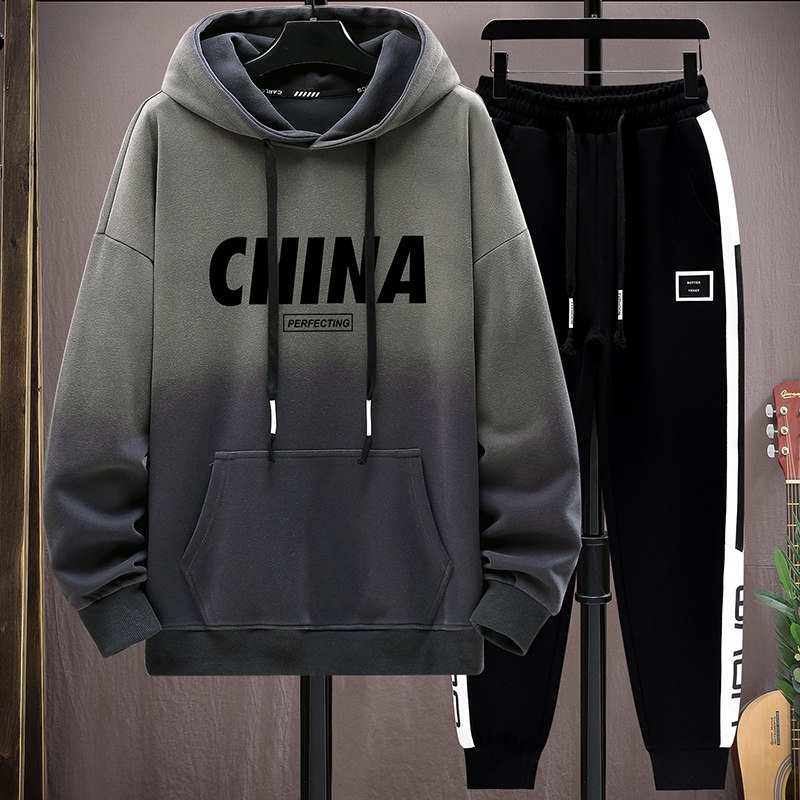 春季潮流卫衣套装12岁男孩13青少年学生14运动服15大童青少年春装