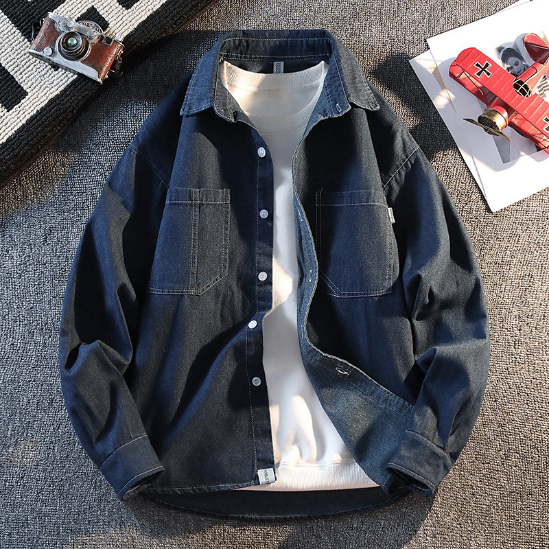 春季薄款牛子衬衣外套青少年13男孩14岁中学生15大童宽松牛仔衬衫,童装/婴儿装/亲子装,儿童牛仔衬衫,淘宝优惠券,粉丝福利购,淘宝优惠卷